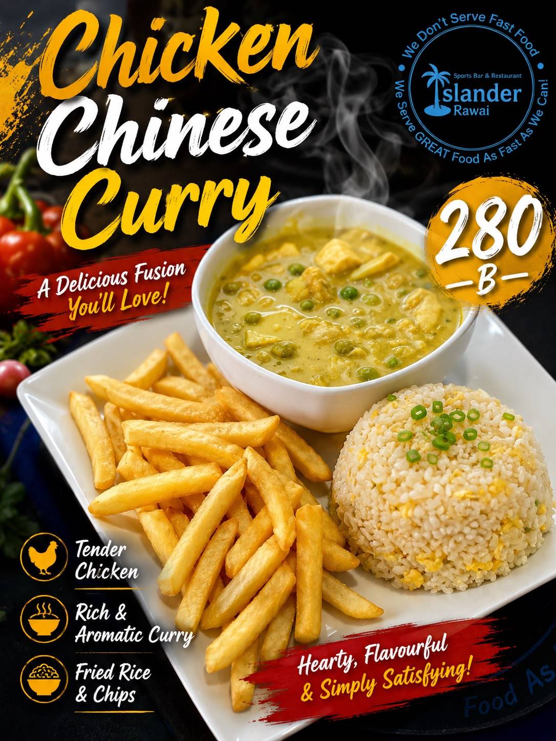 Islander Sports Bar and Restaurant Rawai Phuket меню
