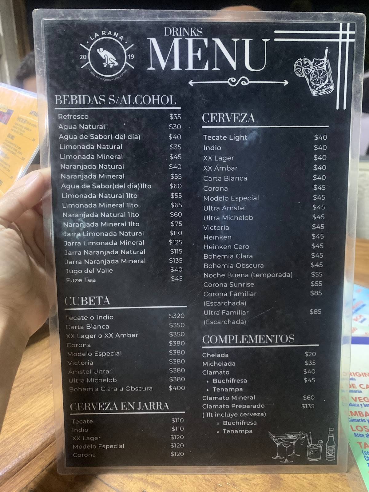 La Rana Foodpark меню