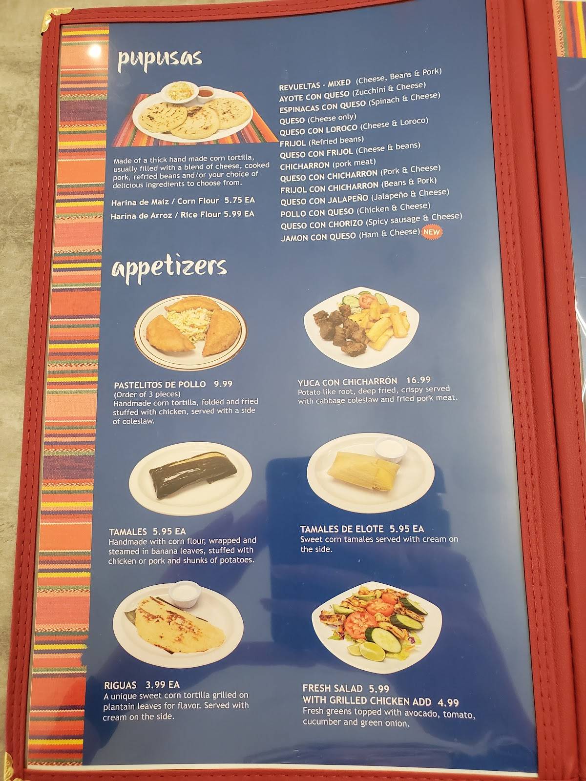 Mi Chalateca меню