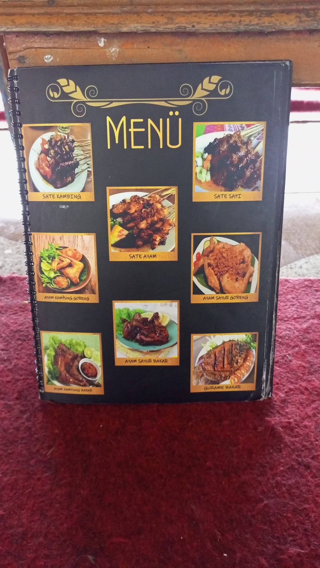 Sate Cibangoak меню