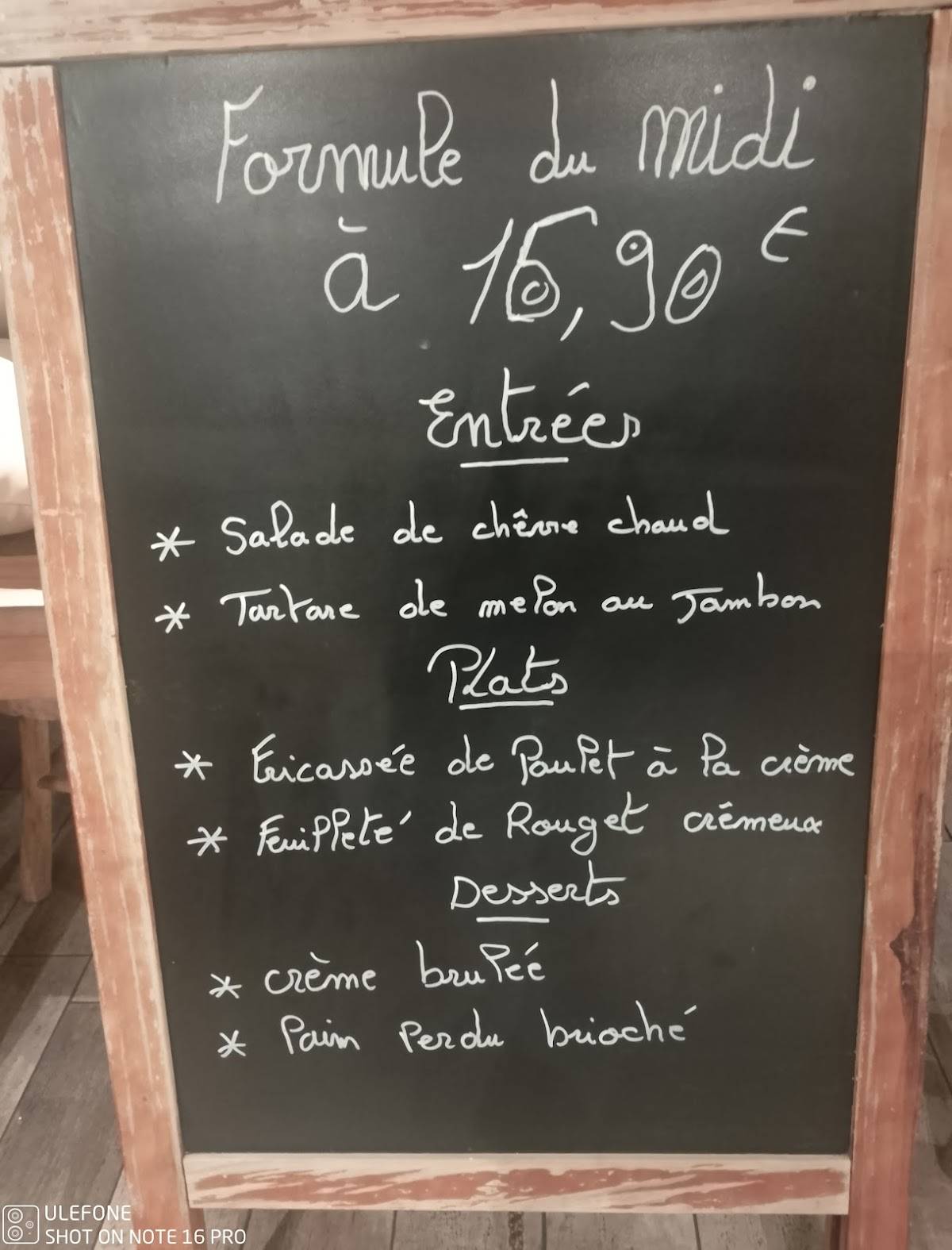 Restaurant la taverne du port меню