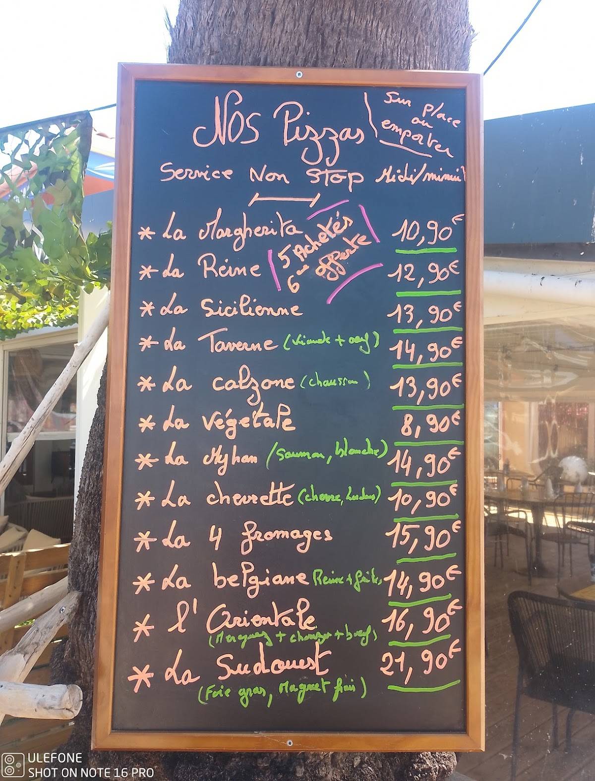 Restaurant la taverne du port меню