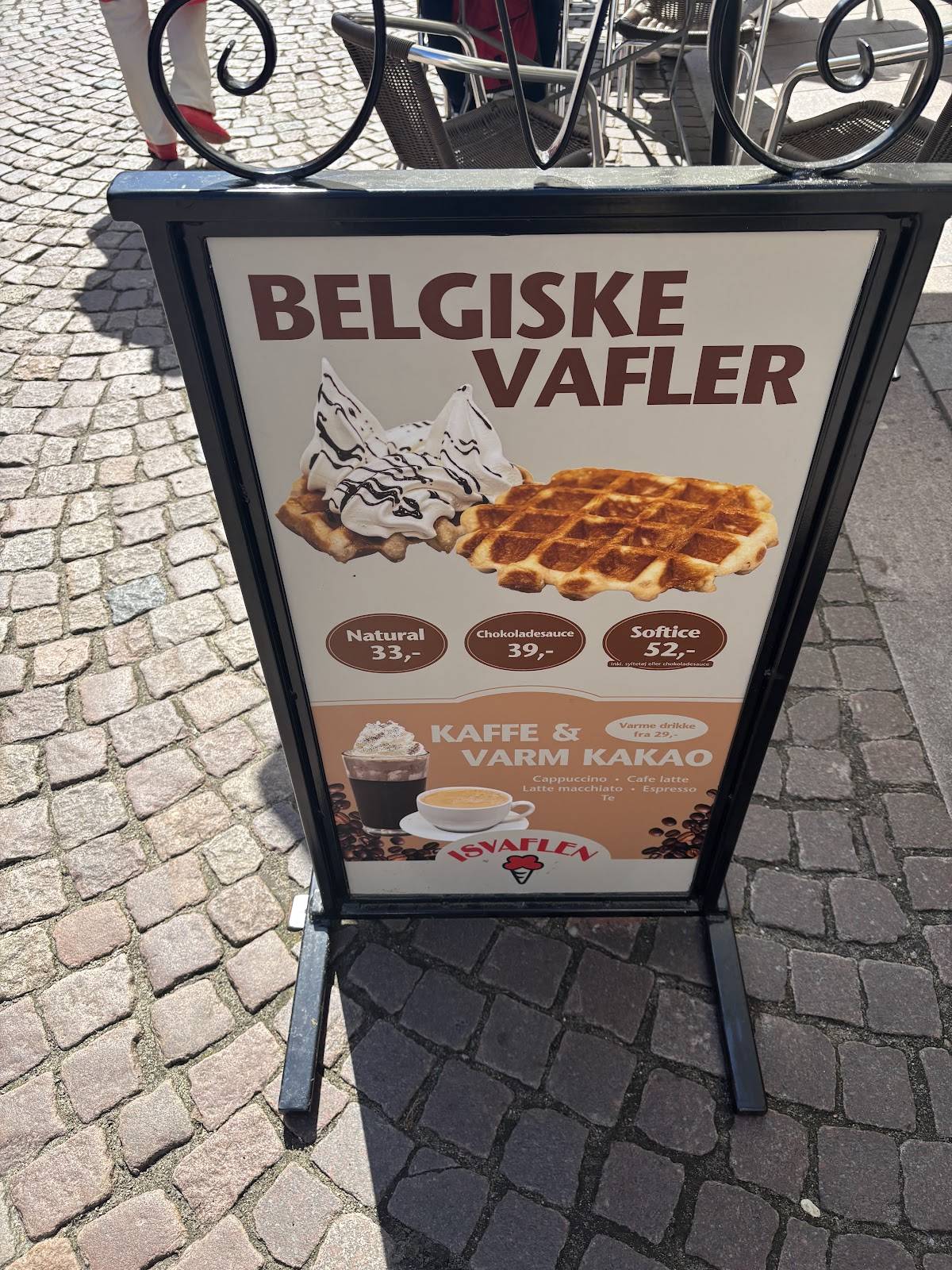 Isvaflen меню