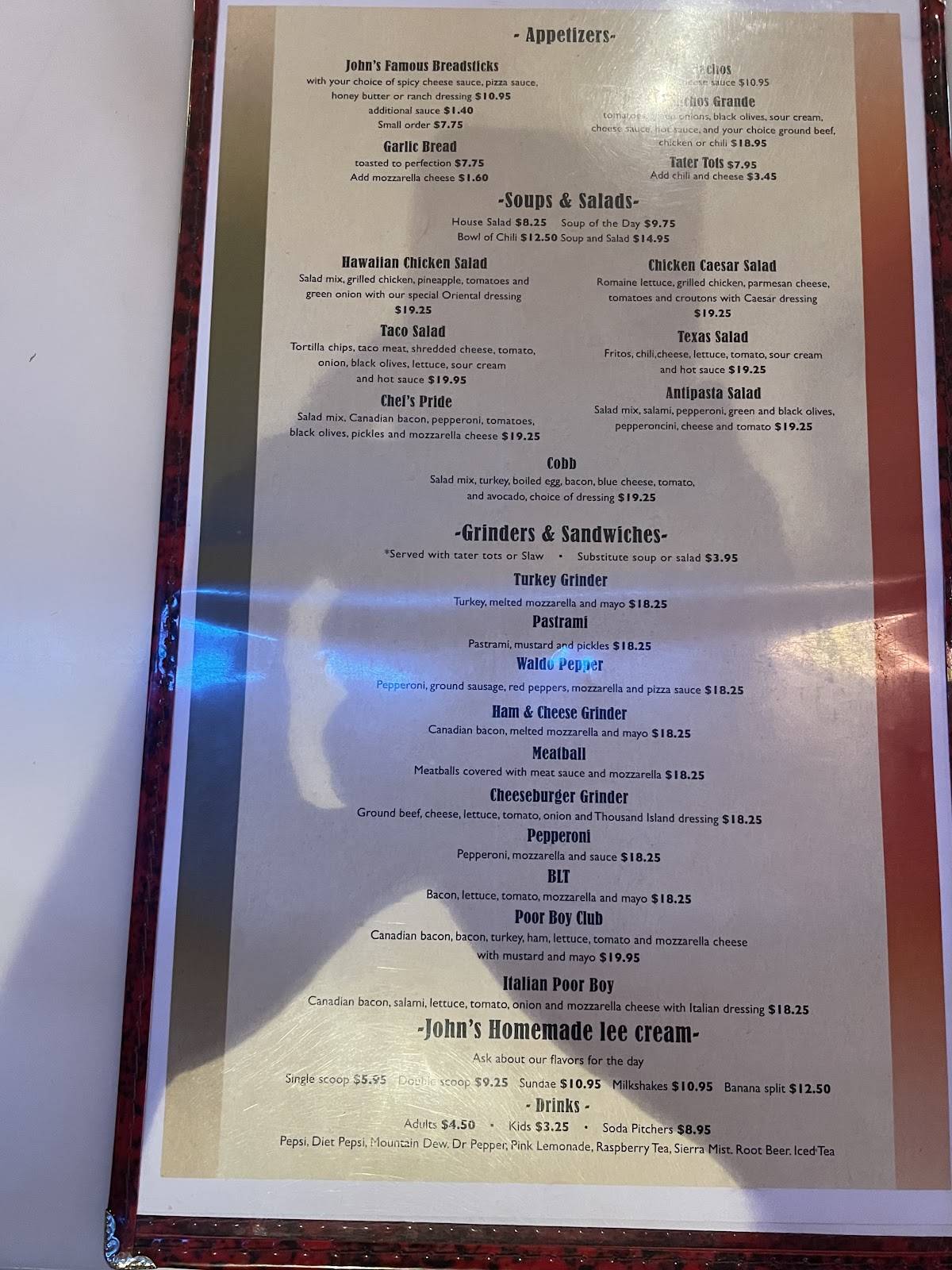 J’s Pizza Place меню