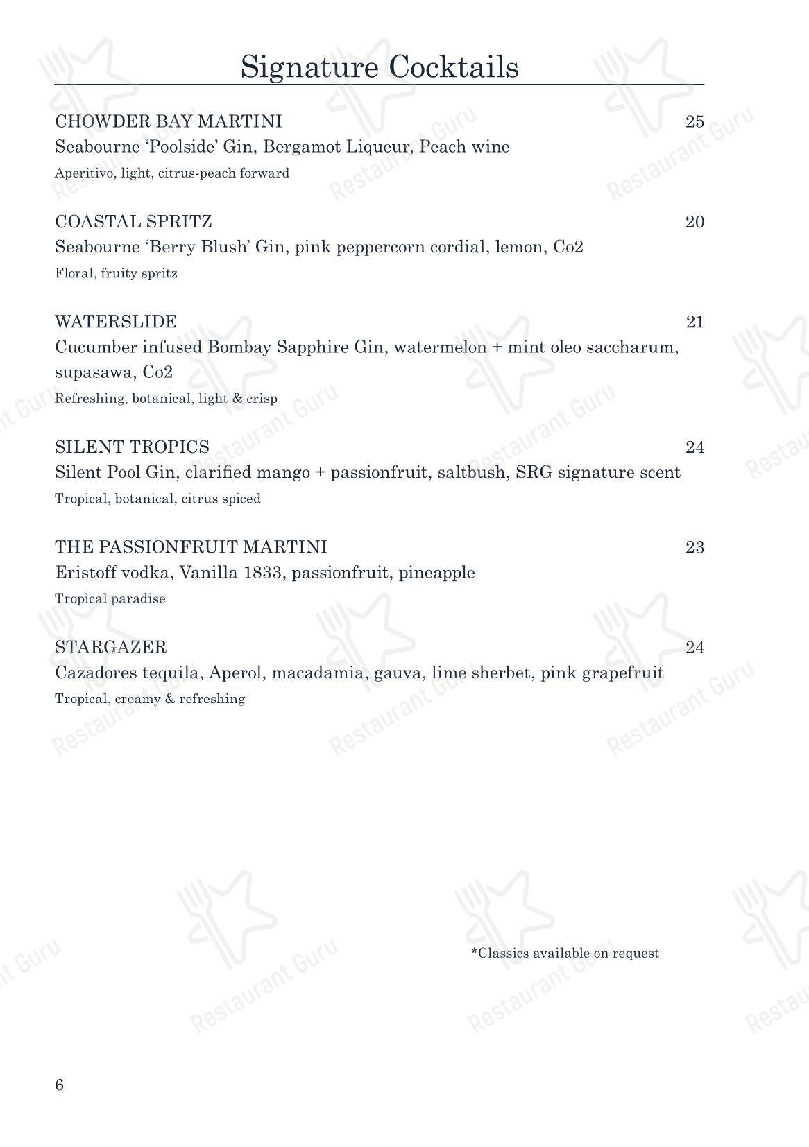 Детское ресторана Ripples Chowder Bay в Мосмане