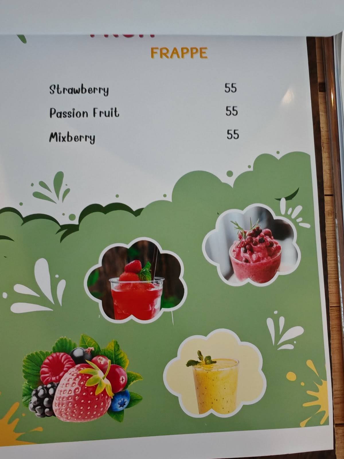 Riverbar Cafe меню