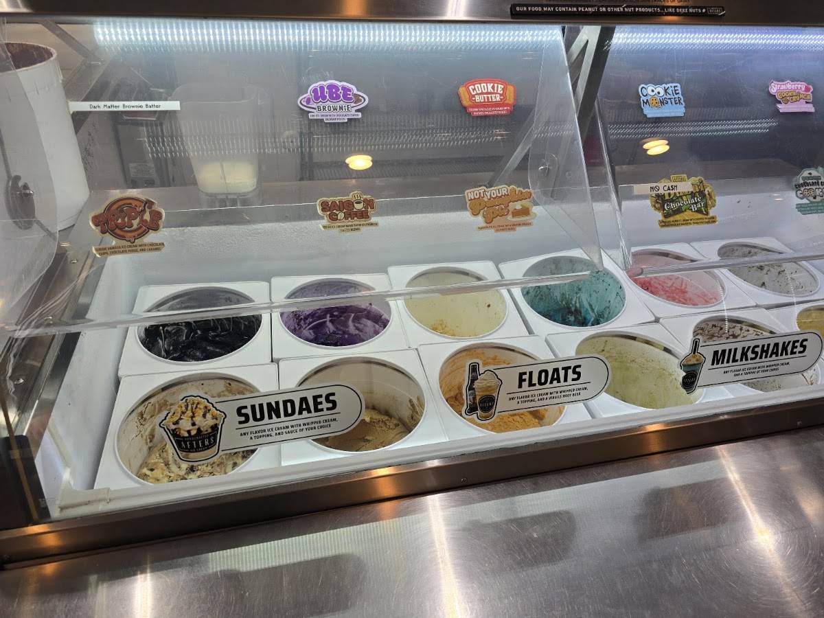 Afters Ice Cream меню