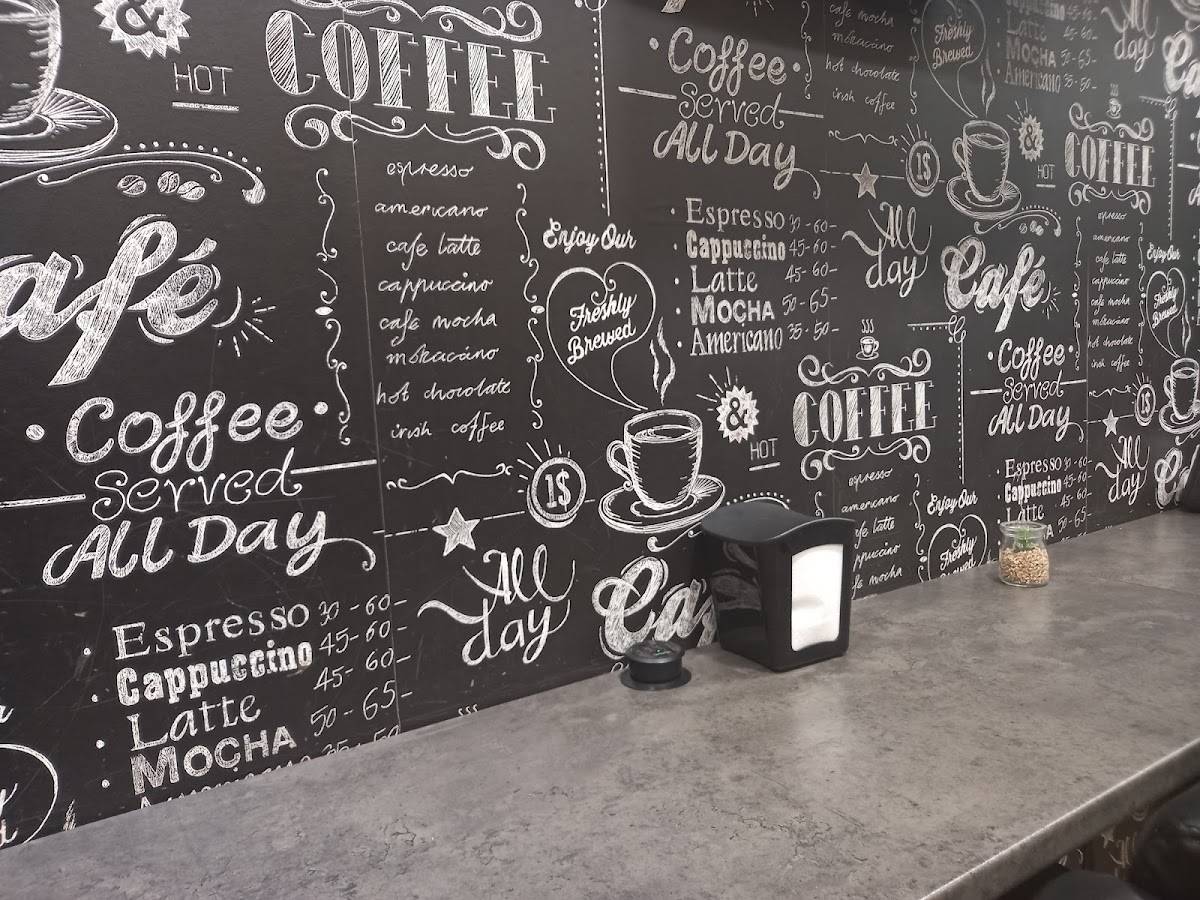 Road cafè меню