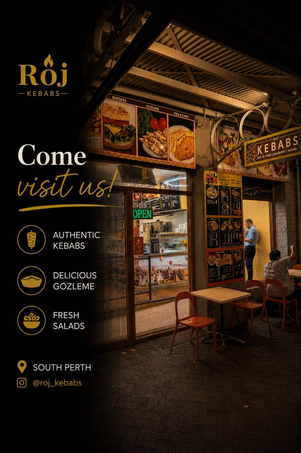 Roj Kebabs меню