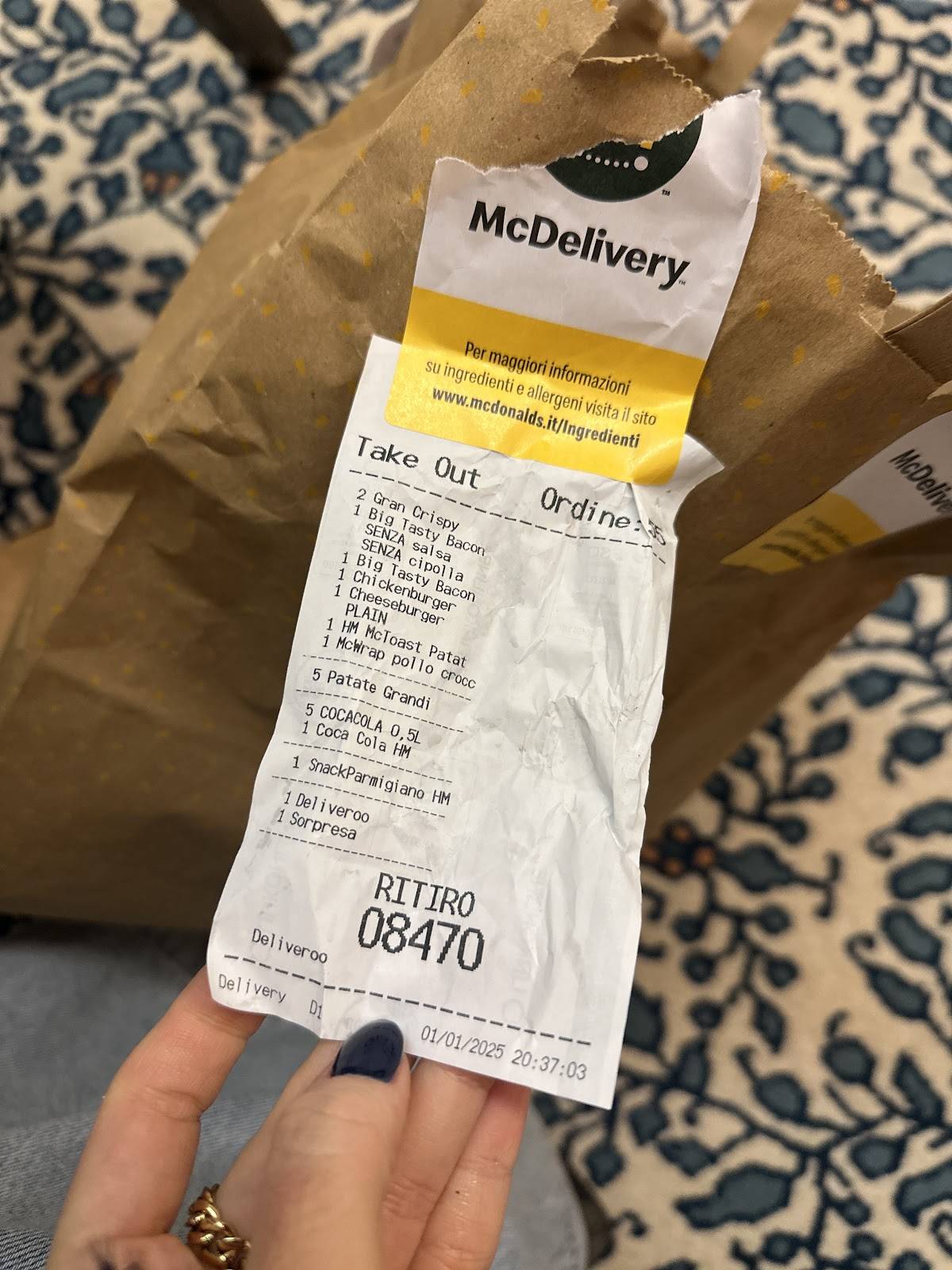 McDonald's меню