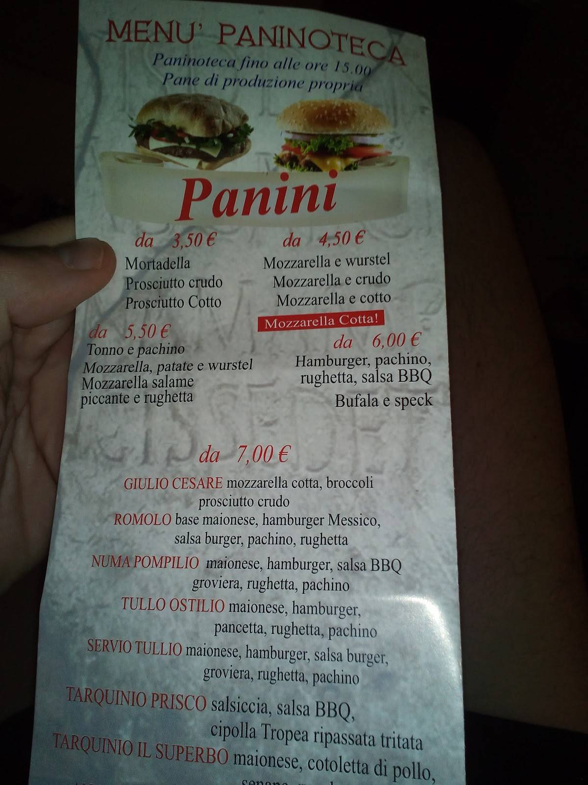 Pizza Antica Roma Di Giuliano locatelli меню
