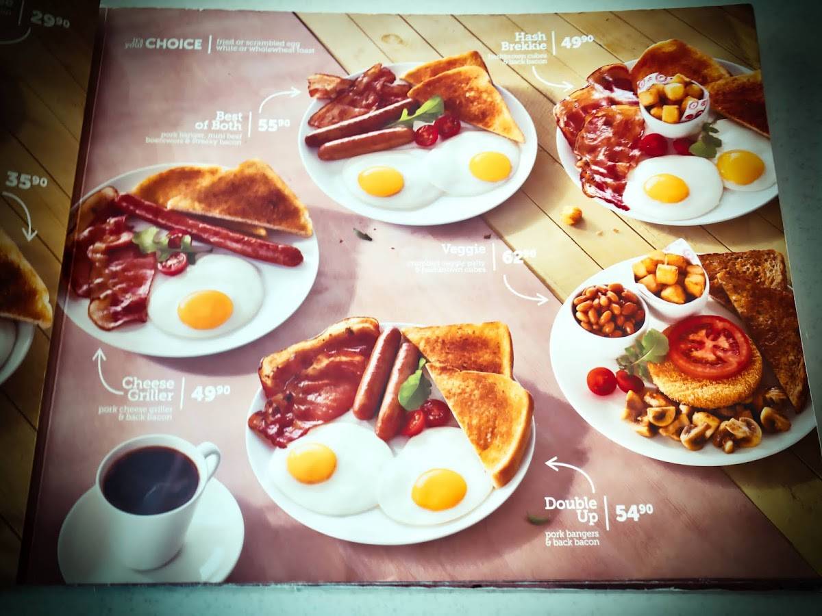 Wimpy 14th Avenue District меню