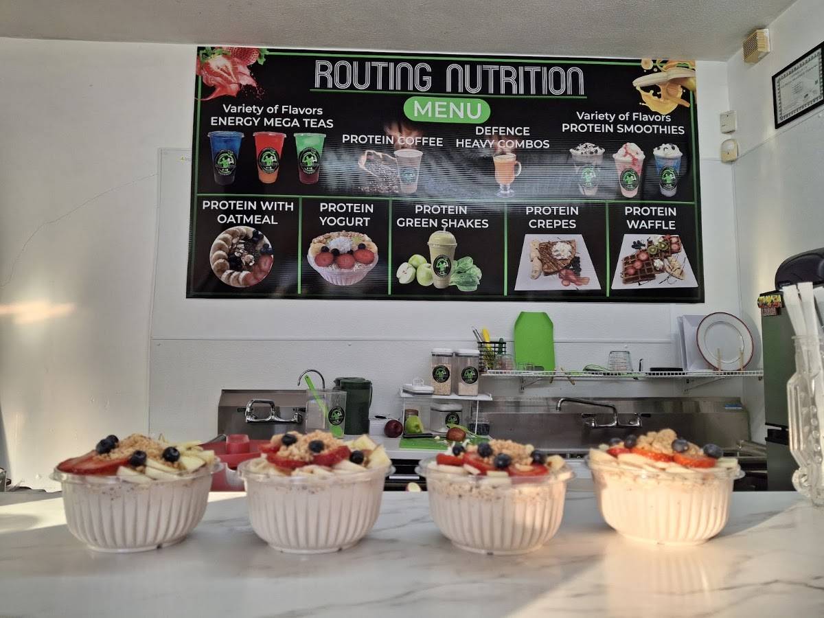Routing Nutrition меню
