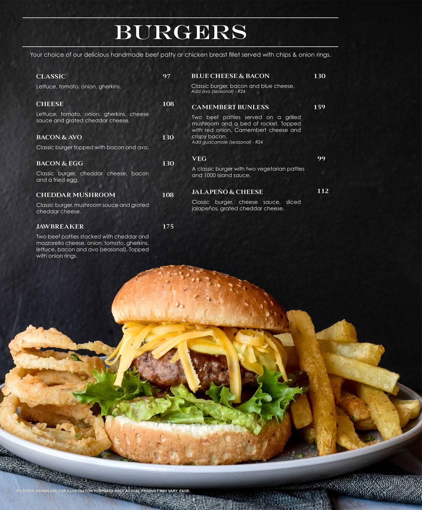 Mike's Kitchen Rustenburg меню