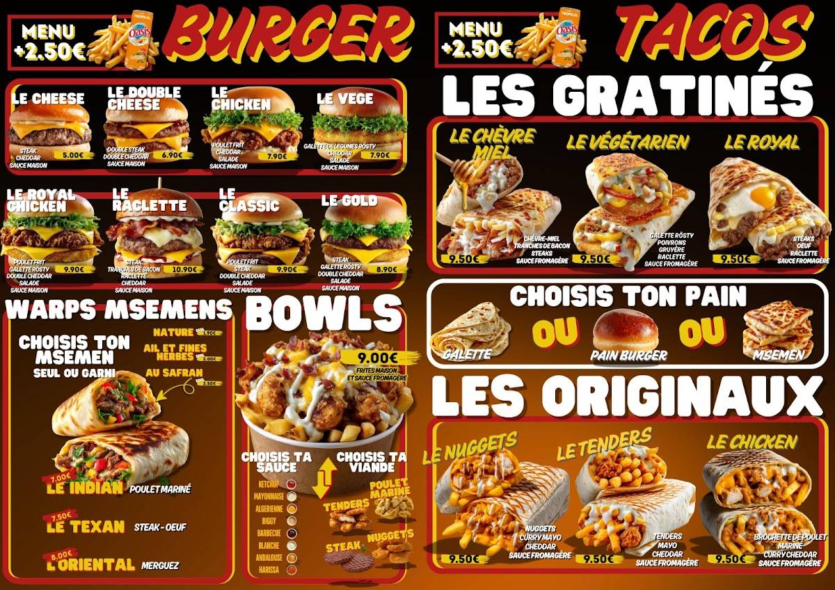 SAVOURE TACOS меню
