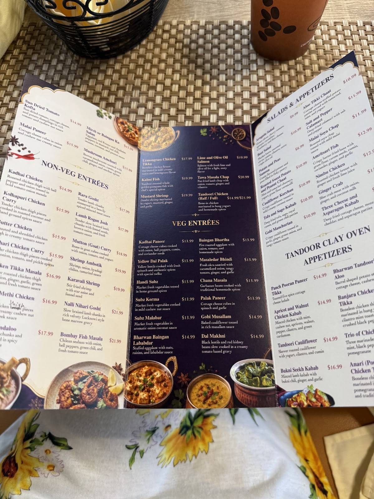 Saffron Grill меню