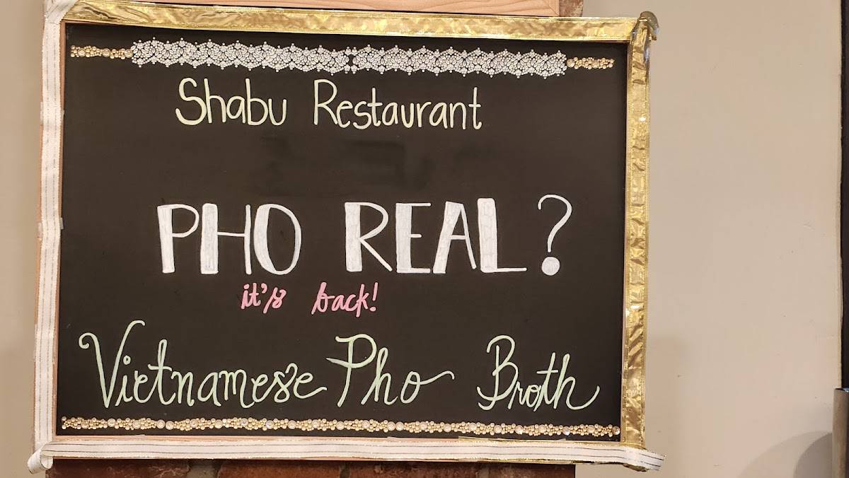 Shabu меню
