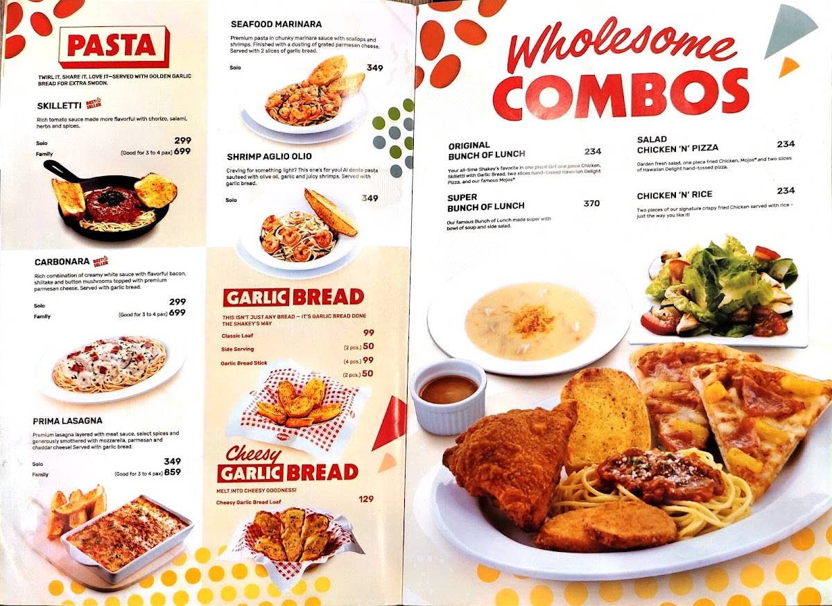 Shakey's Pizza Parlor Balibago Santa Rosa меню