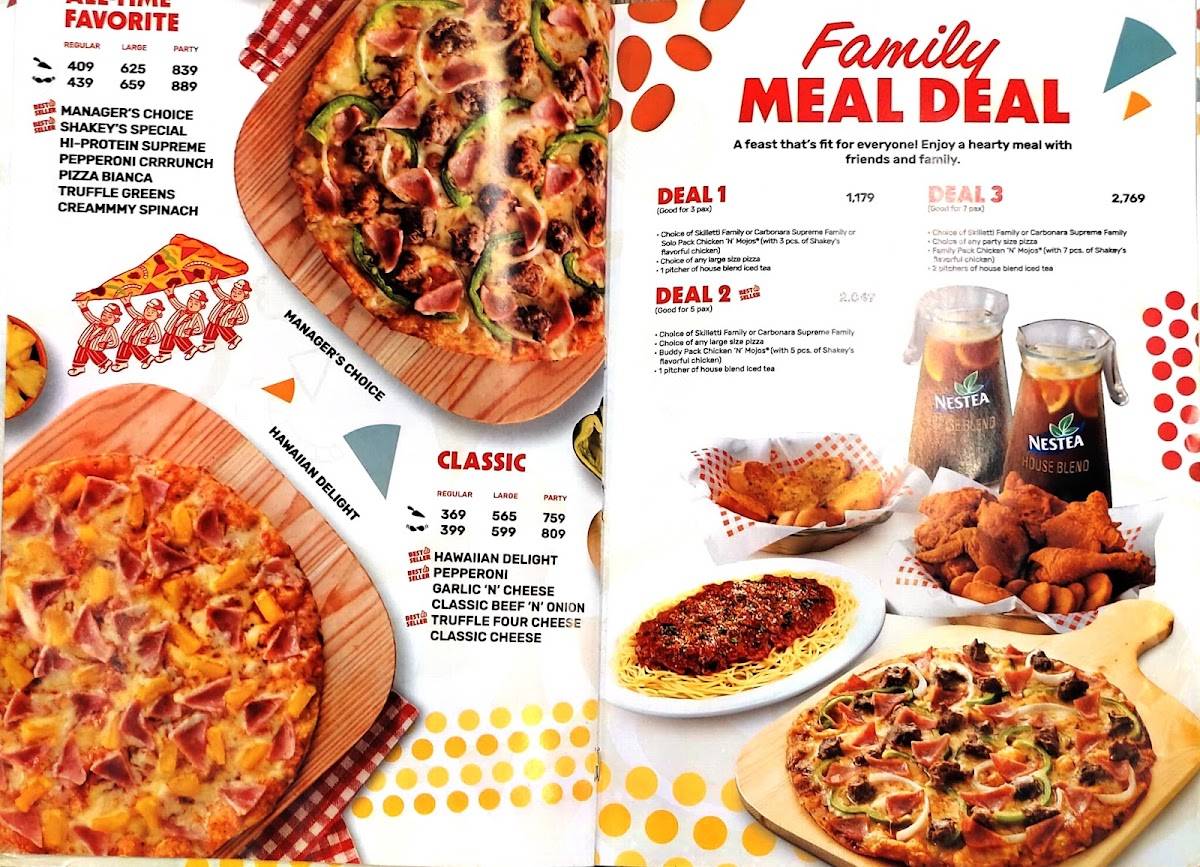 Shakey's Pizza Parlor Balibago Santa Rosa меню