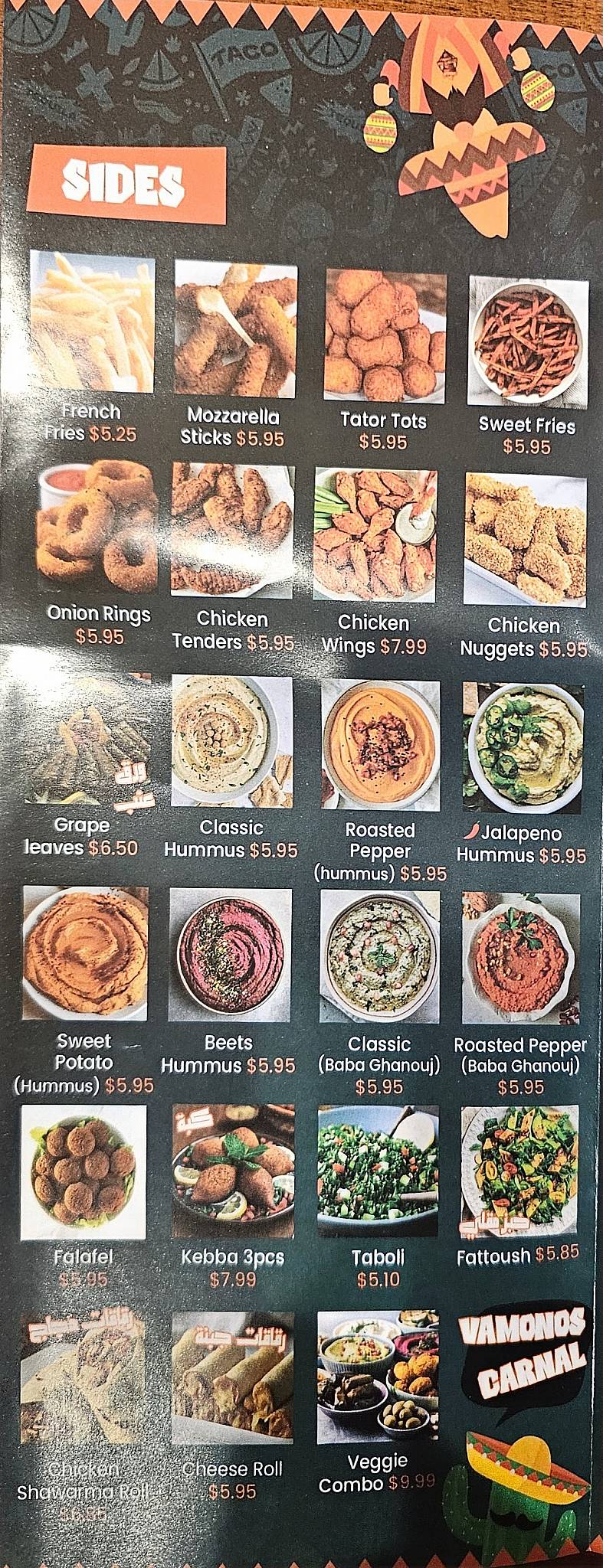 Shawarma Taco меню
