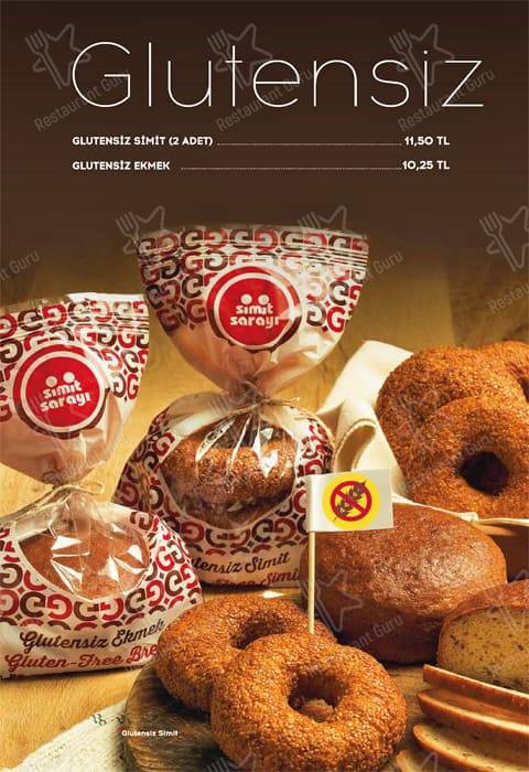 Simit Sarayı меню