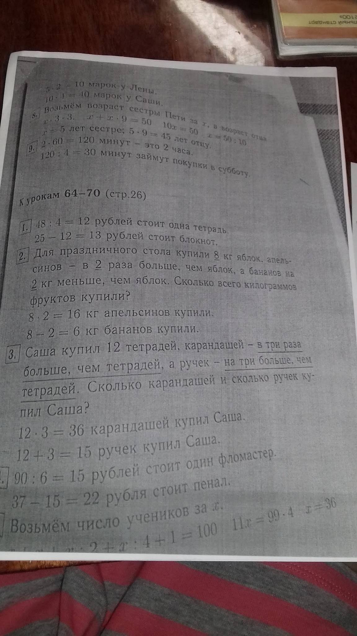 Сласть, Кондитерская меню