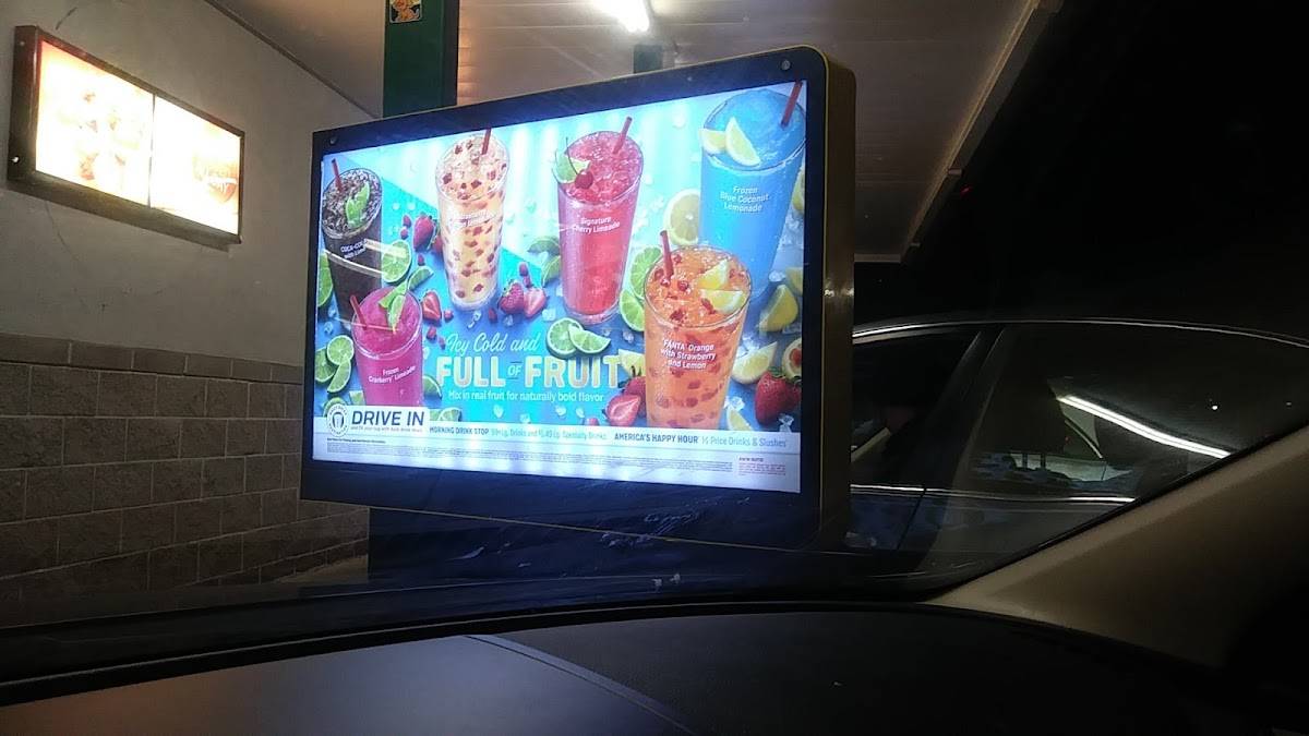 Sonic Drive-In меню