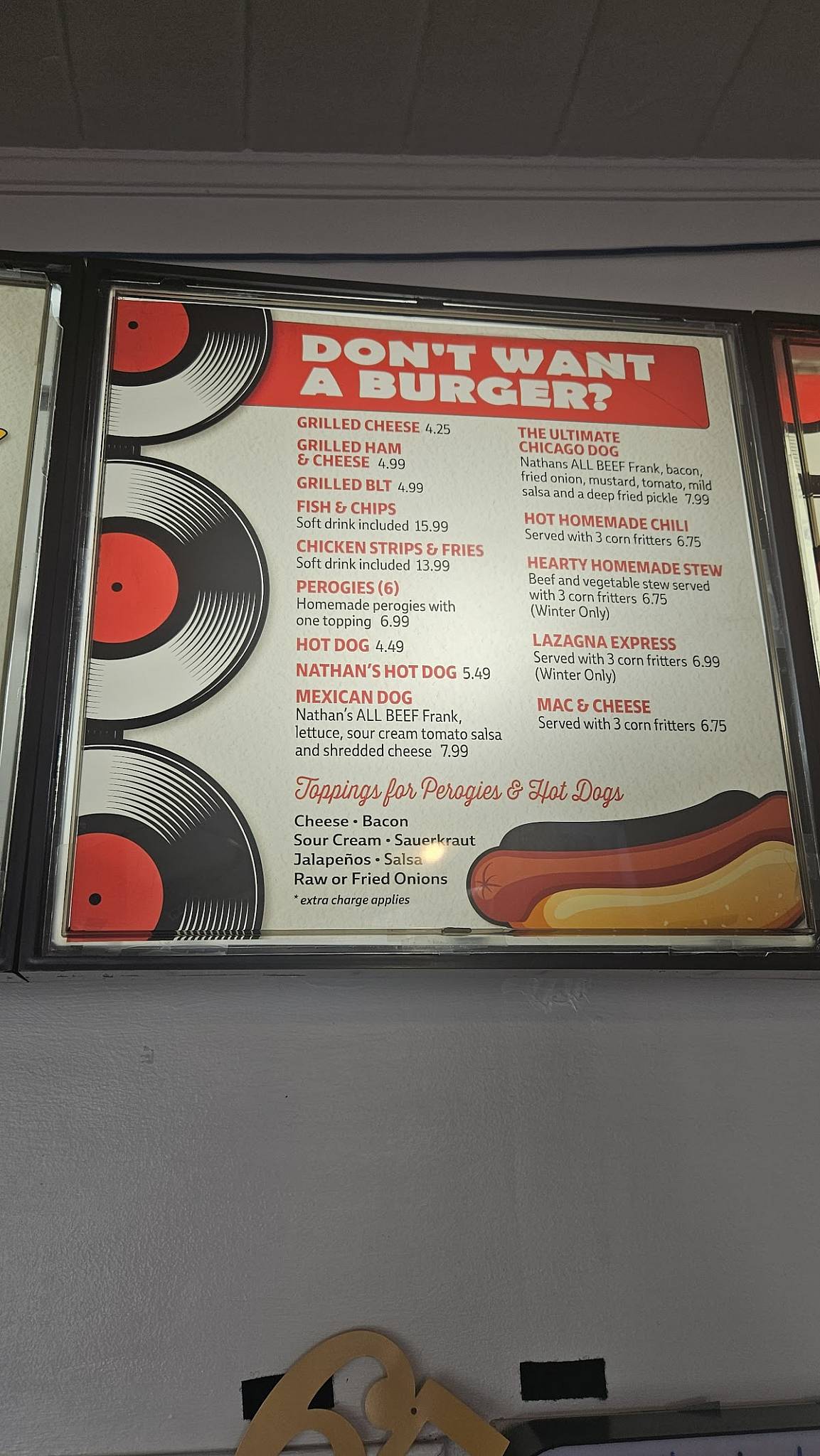 Jack's Drive-In меню