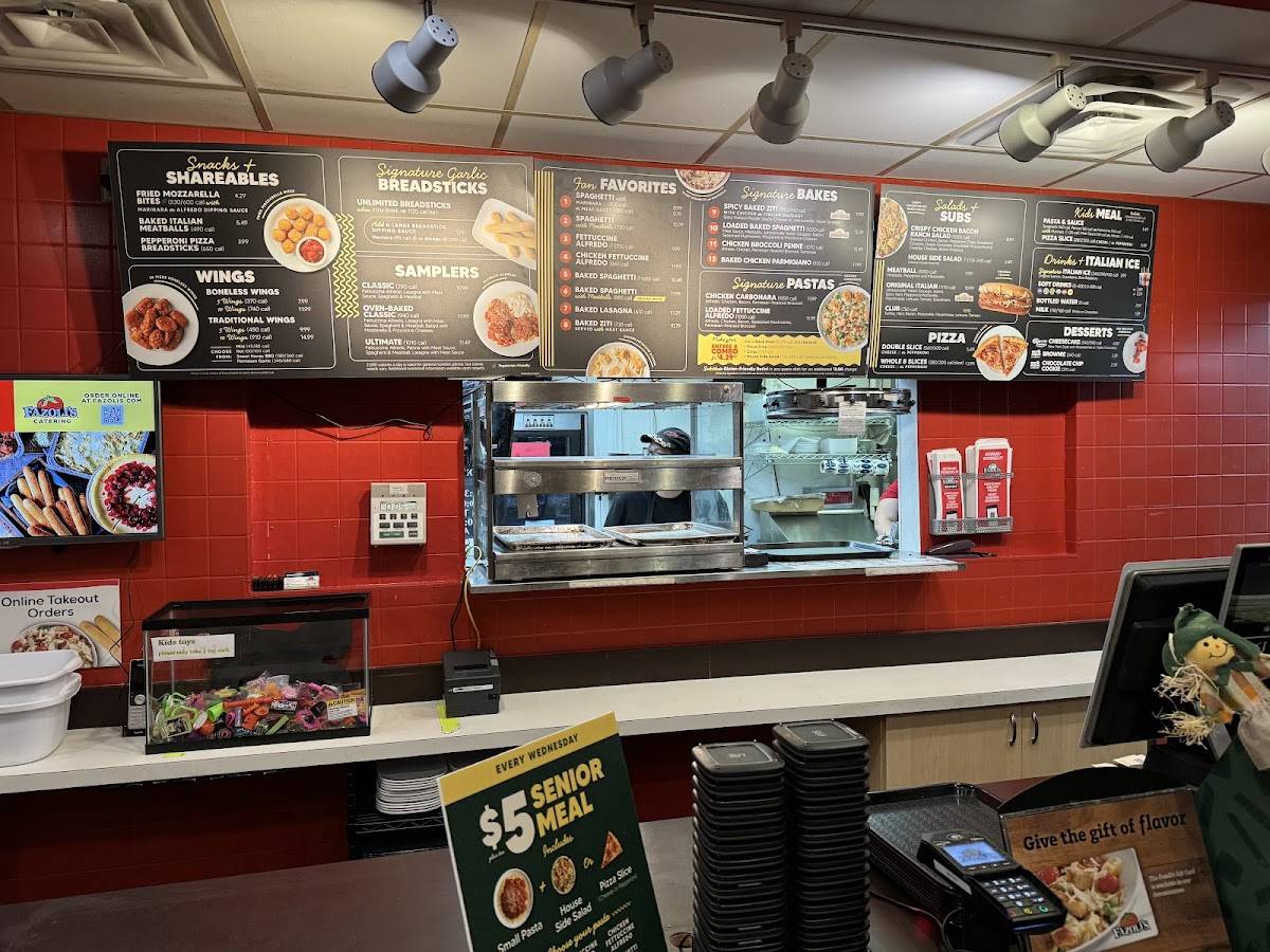 Fazoli's меню