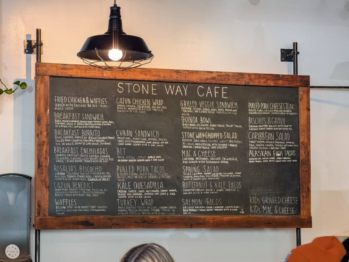 Stone Way Cafe меню