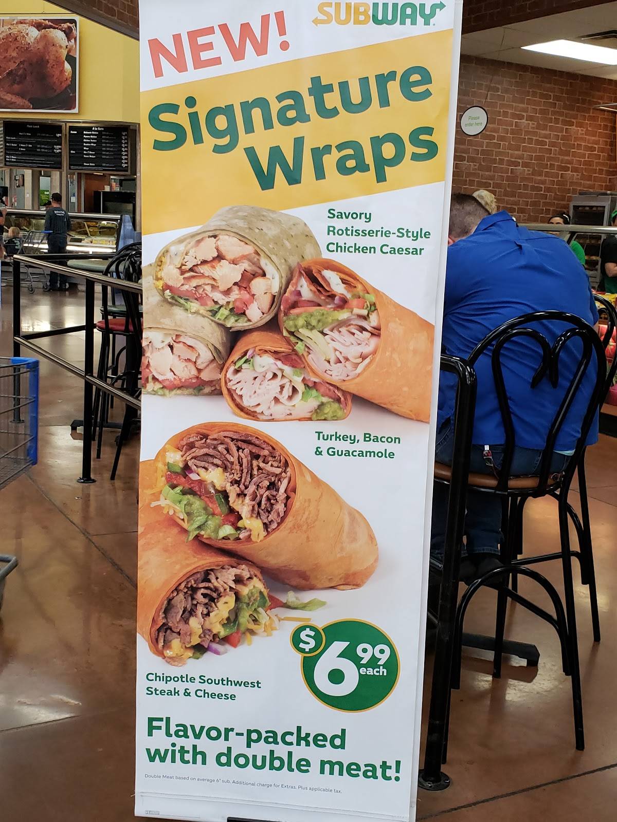 Subway меню