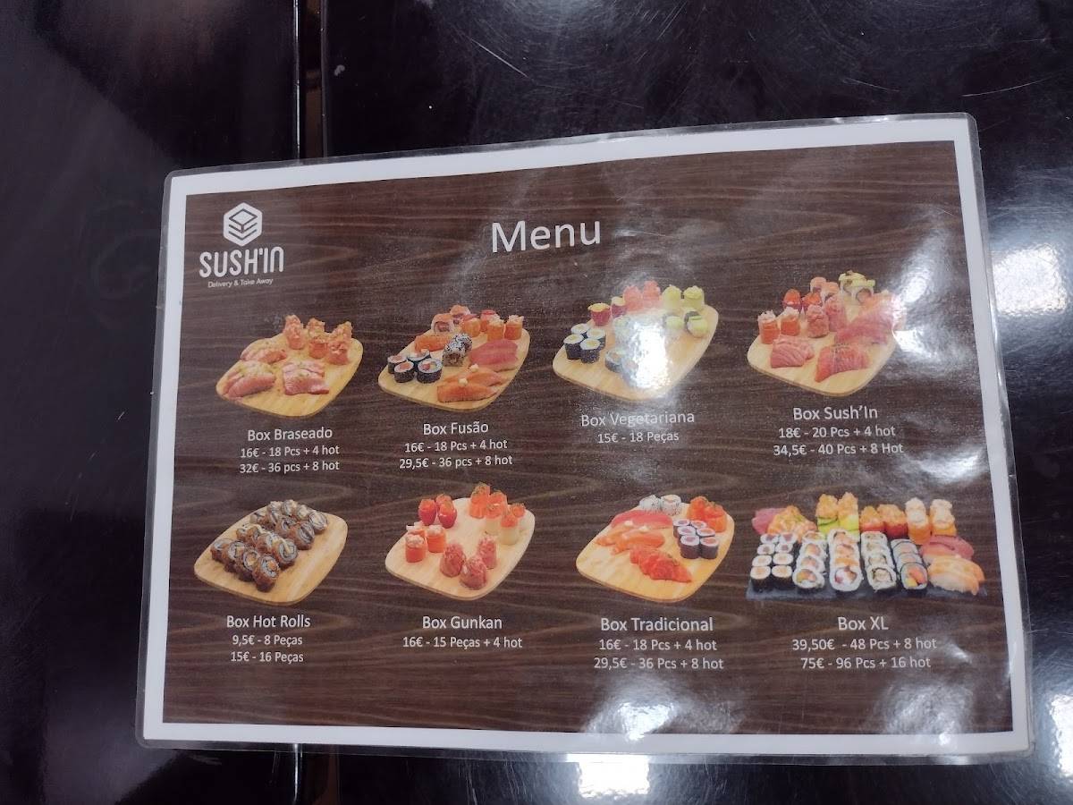 Sush'In меню