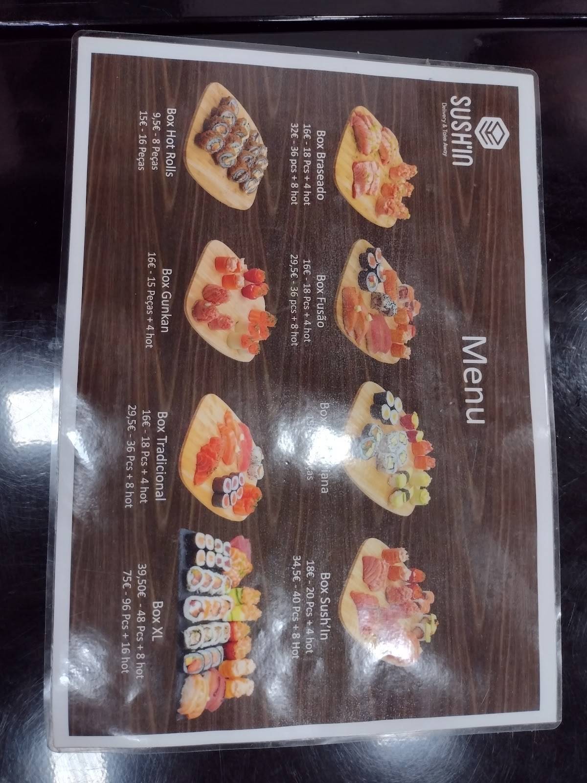 Sush'In меню