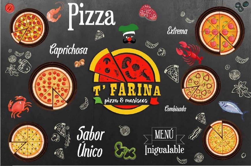 T´FARINA Pizzería меню