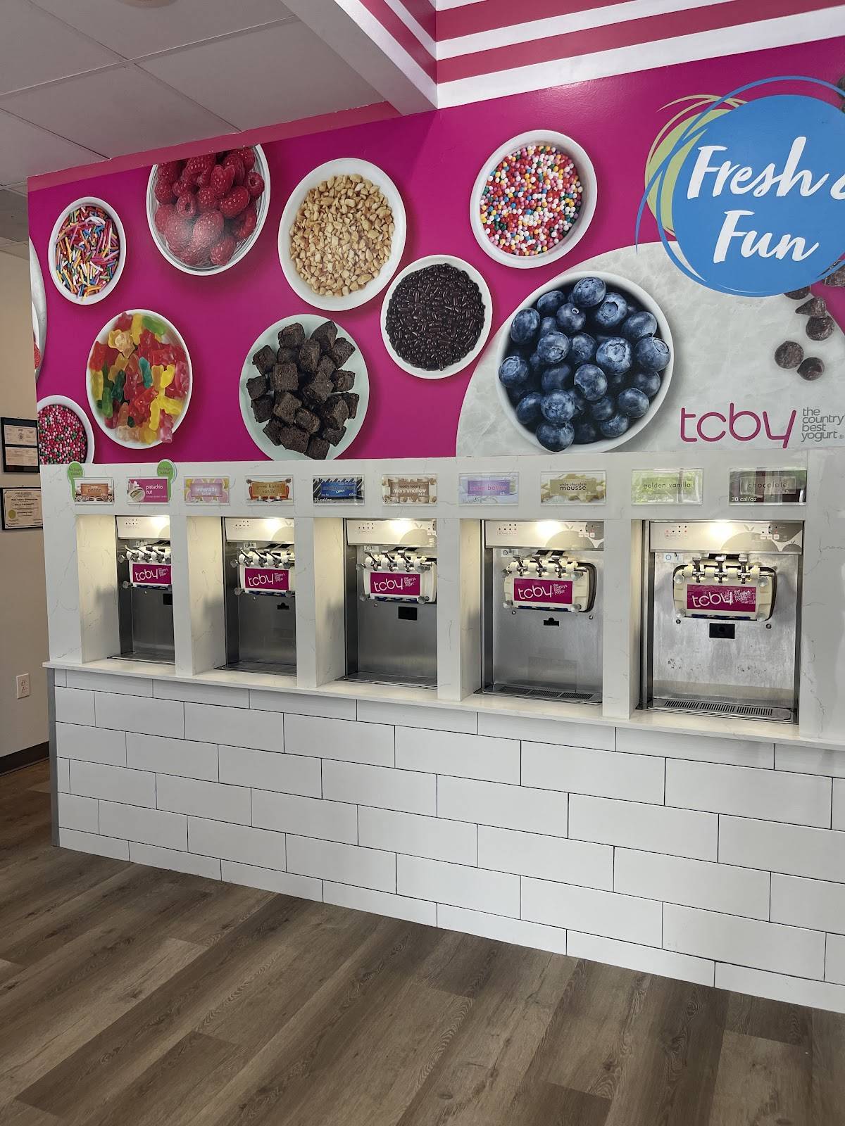 TCBY меню