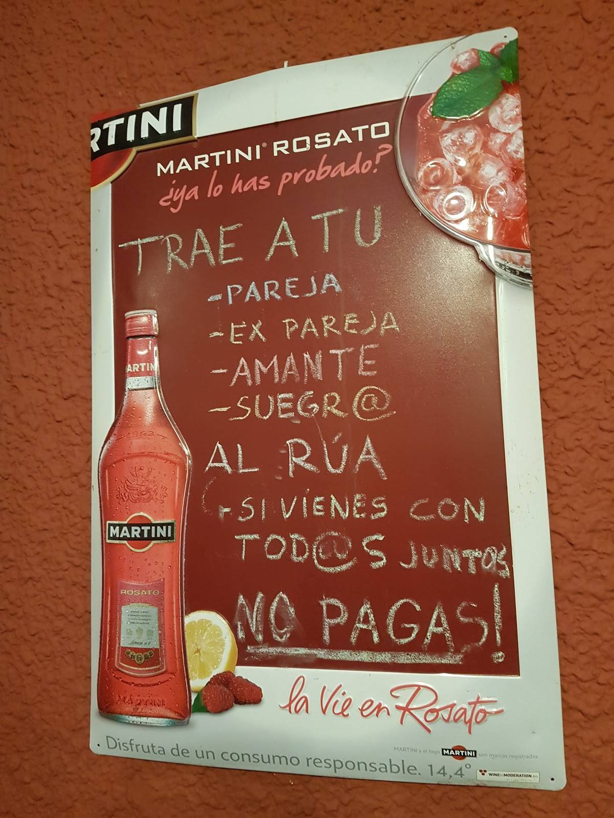 Taberna Rua меню