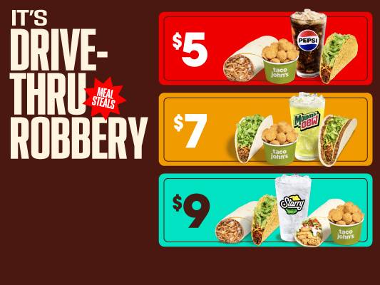 Taco John's меню