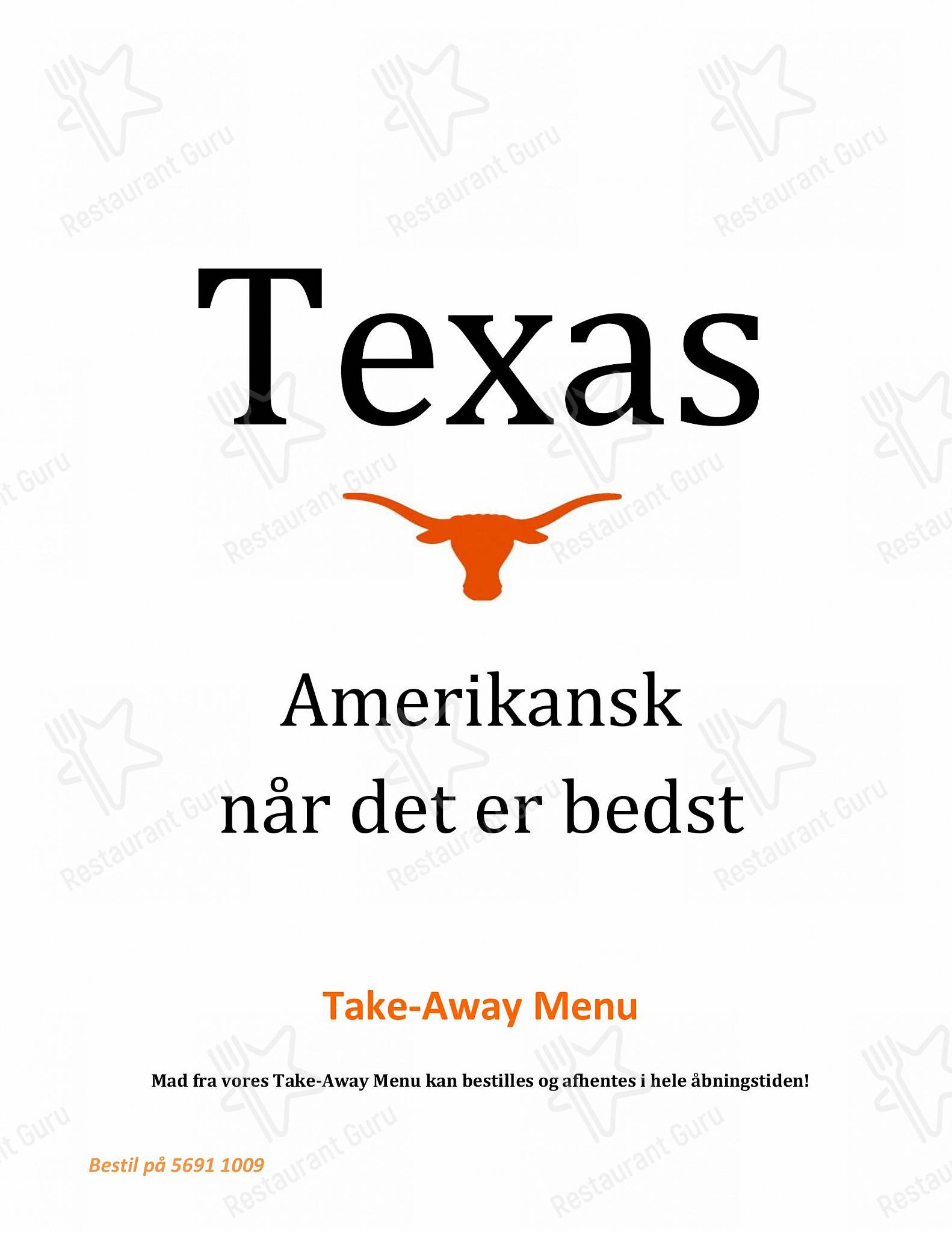 Texas Bornholm в Рённе - Wine Menu