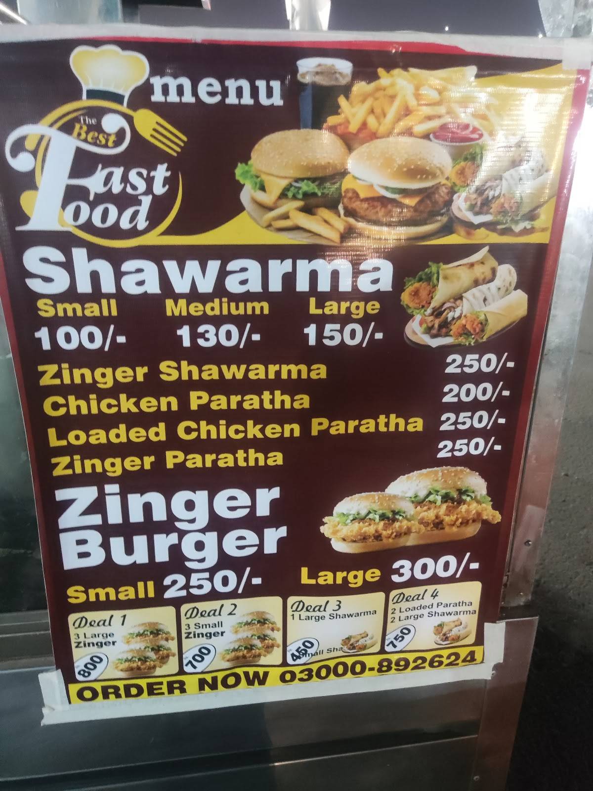 The Best Fast Food меню