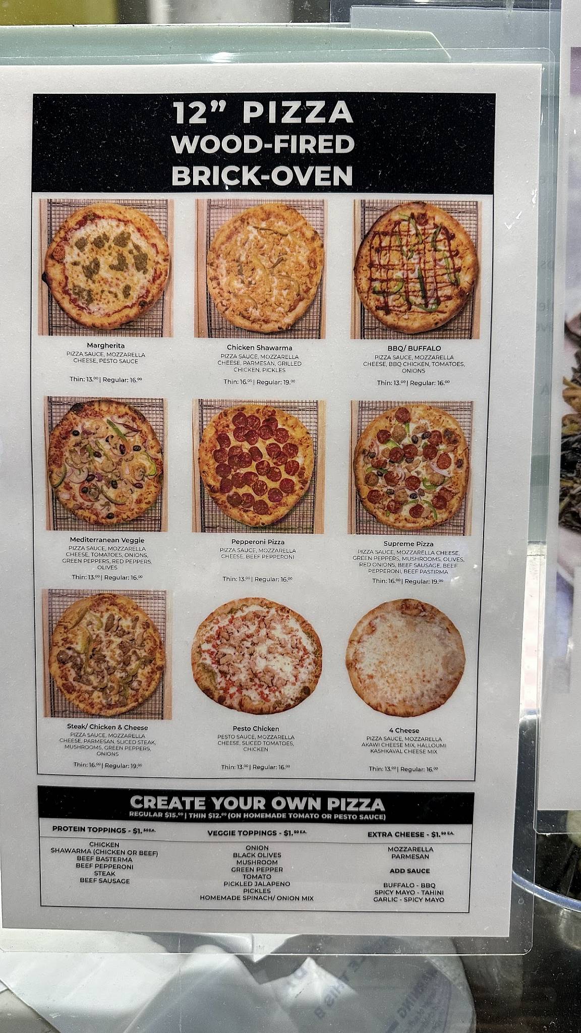 The Block oven (Tysons) меню