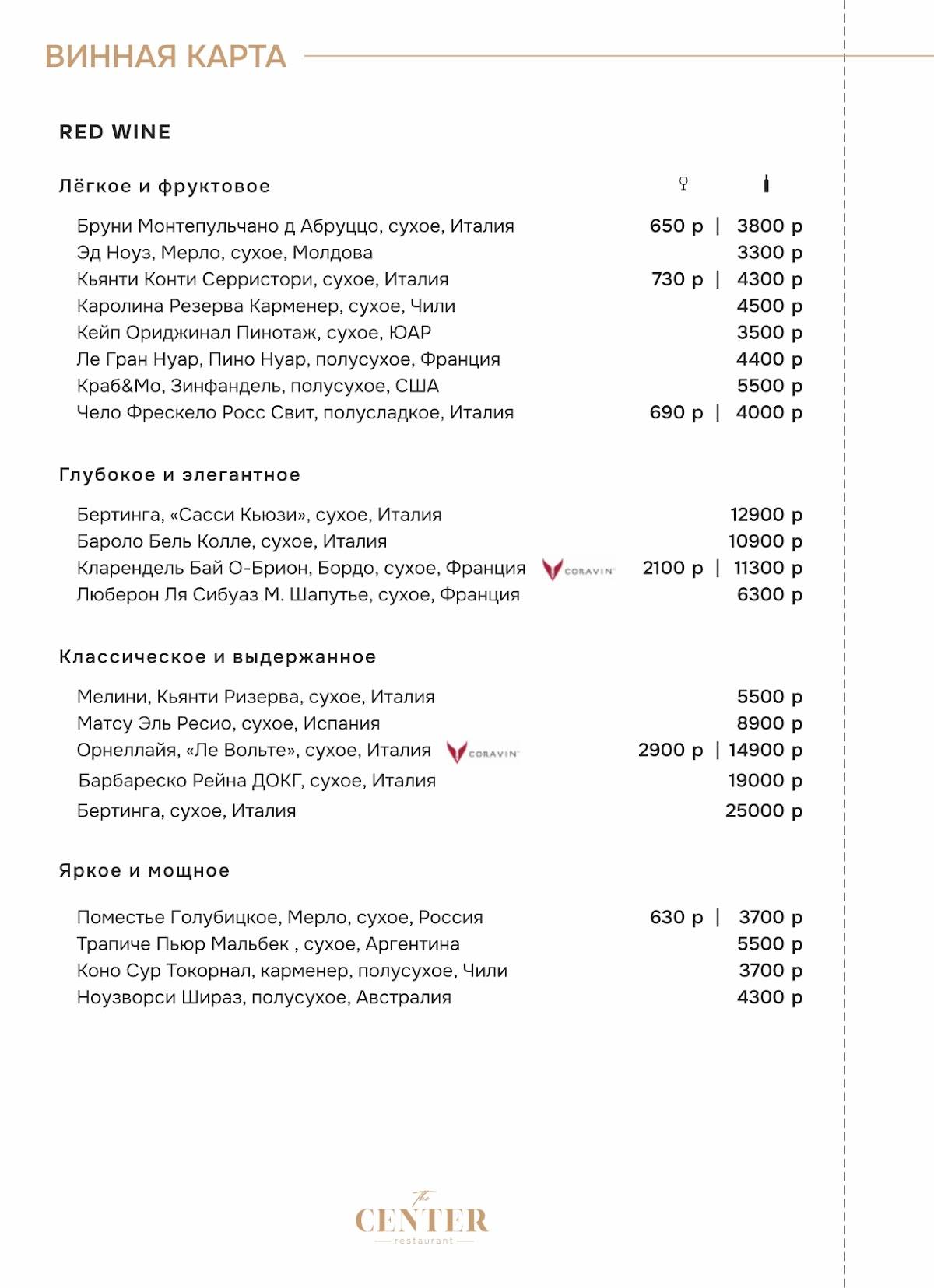 Центр меню
