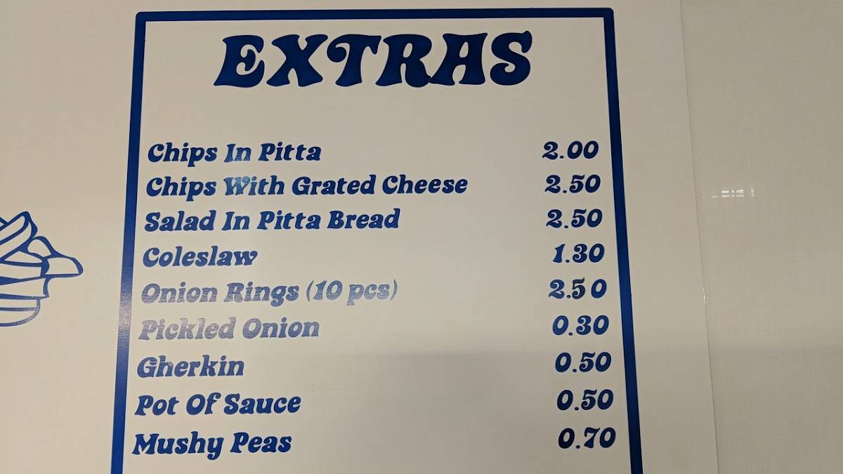 The Crispy Cod меню