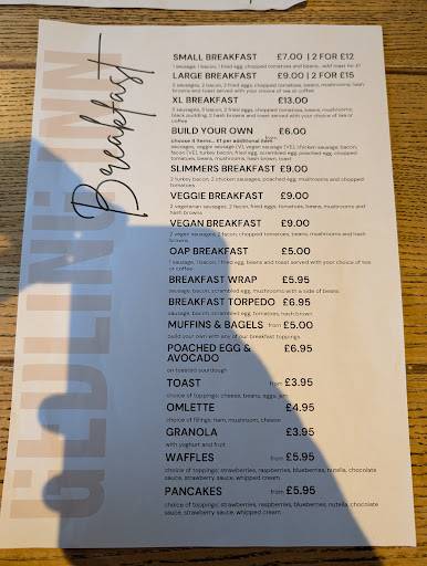 The Gedling Inn меню