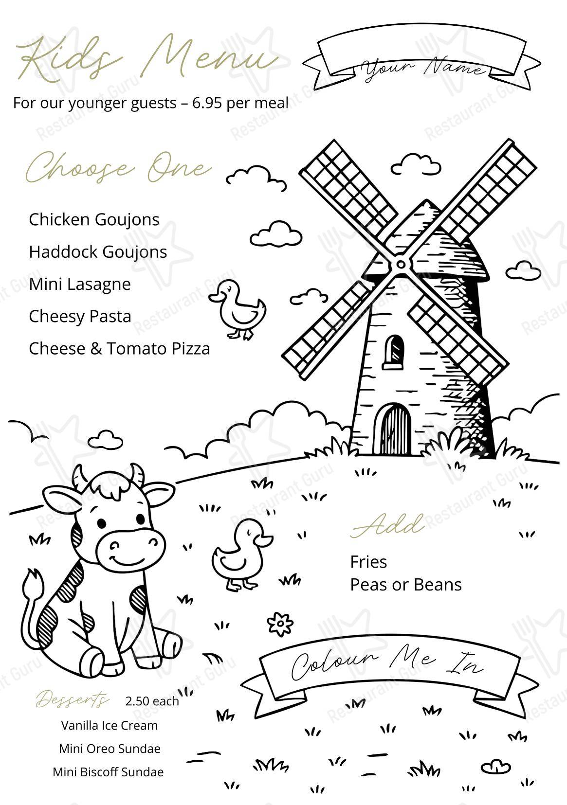 The Windmill Inn в Уэзерби - Детское
