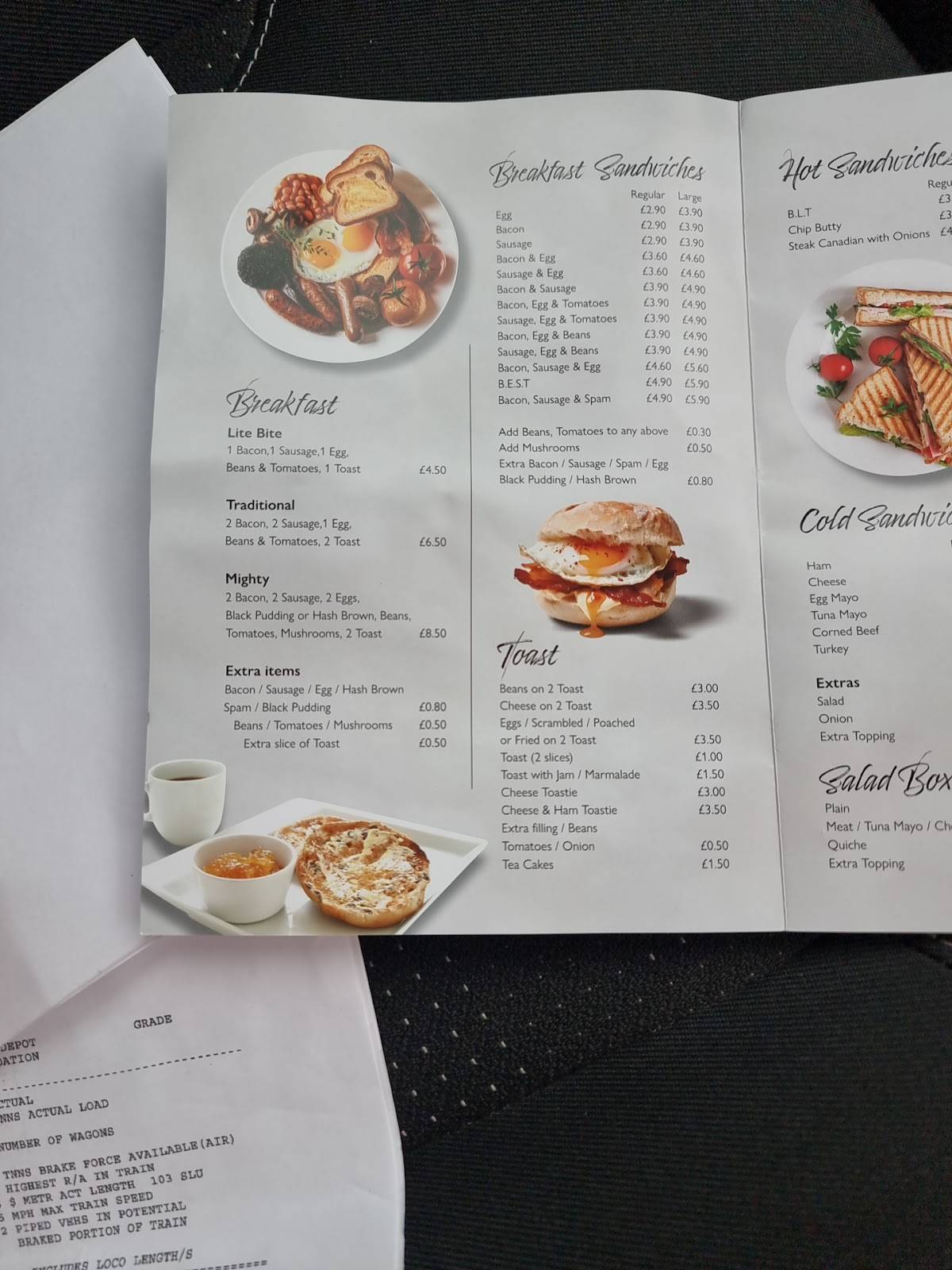 The Woodman Cafe меню