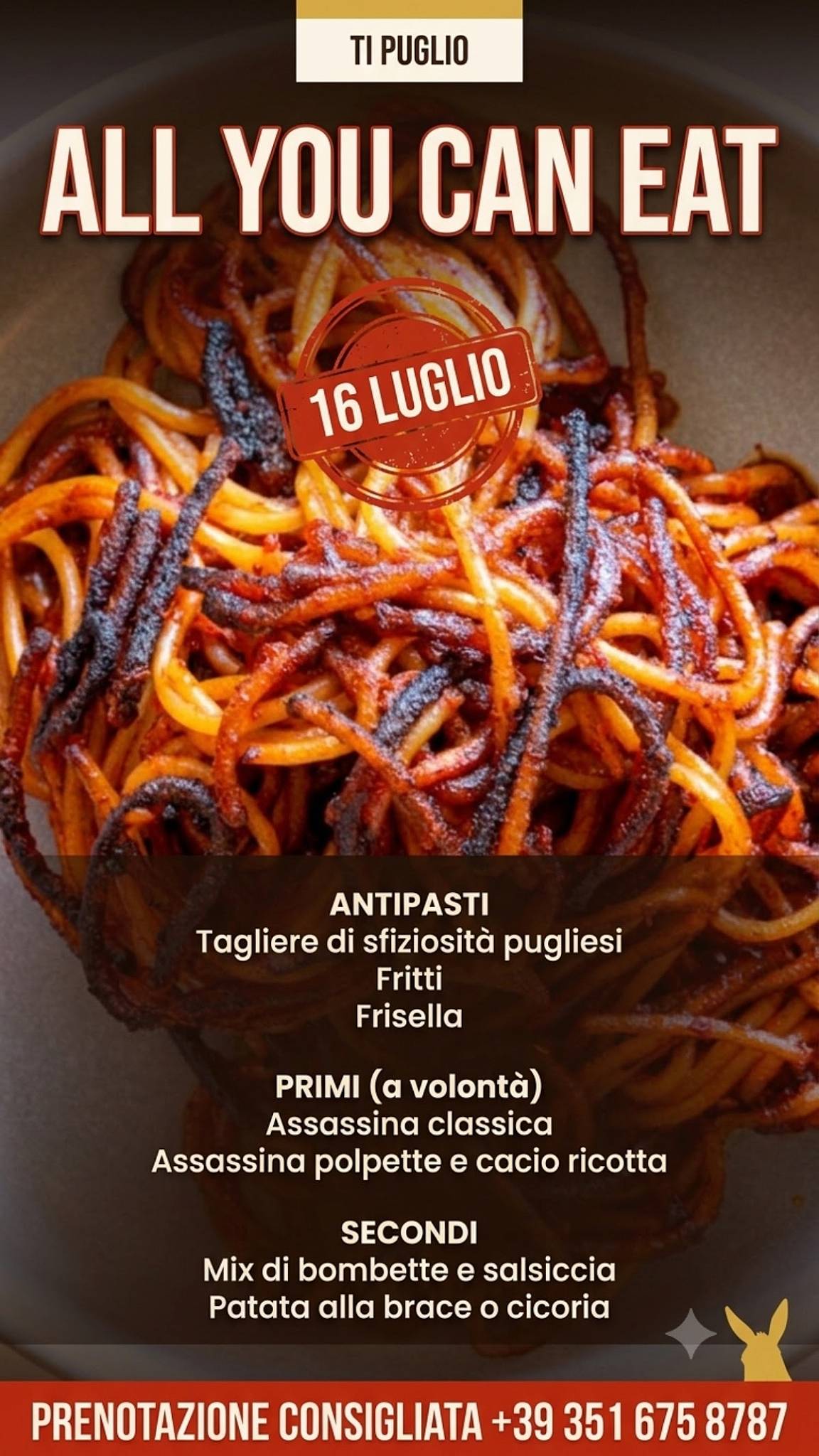 Ti Puglio меню