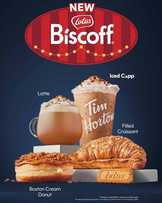 Tim Hortons меню