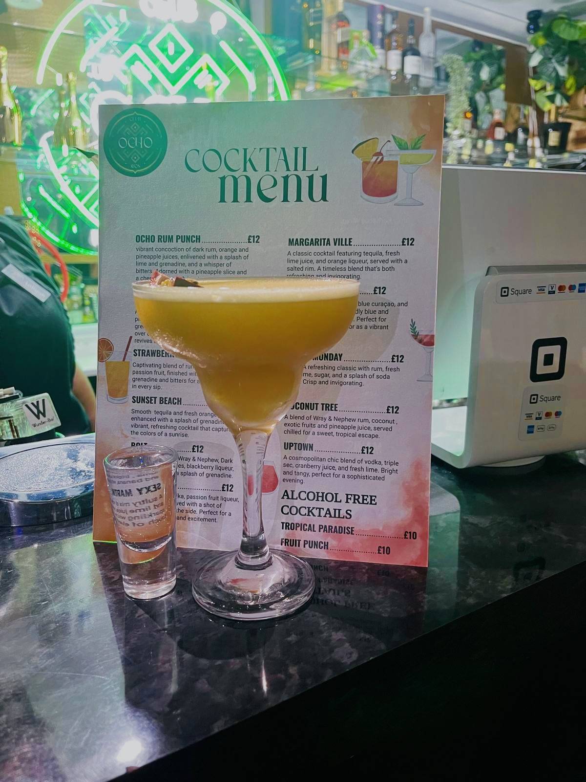Club Ocho Rios меню