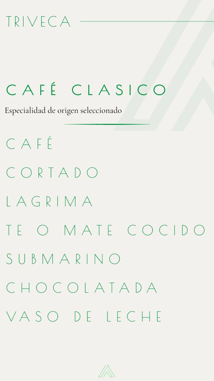 Triveca Rio Cuarto меню