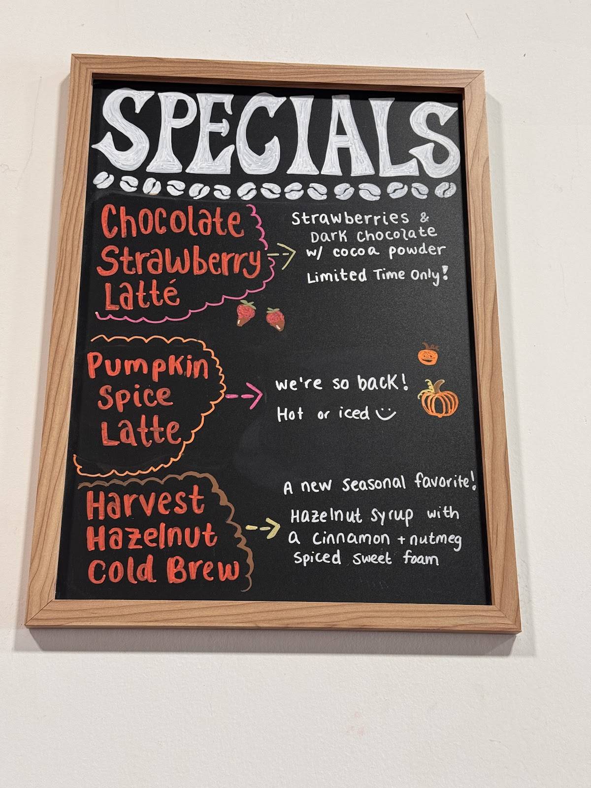 Union Place Coffee Roasters меню